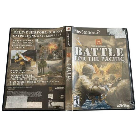 History‎ Channel Battle For The Pacific PS2 Sony PlayStation 2 CIB TESTED - Picture 3 of 4